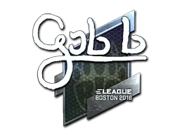 Sticker | gob b (Foil) | Boston 2018 - $ 6.27