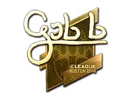 Sticker | gob b (Gold) | Boston 2018 - $ 268.89