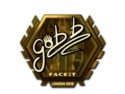 Sticker | gob b (Gold) | London 2018 - $ 172.19