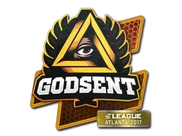 Sticker | GODSENT | Atlanta 2017 - $ 3.63