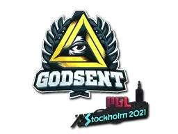 Sticker | GODSENT (Foil) | Stockholm 2021 - $ 1.50