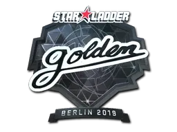 Sticker | Golden (Foil) | Berlin 2019 - $ 0.40