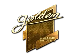Sticker | Golden (Gold) | Boston 2018 - $ 255.61