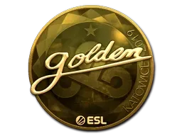 Sticker | Golden (Gold) | Katowice 2019 - $ 129.90