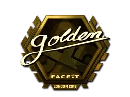 Sticker | Golden (Gold) | London 2018 - $ 314.64