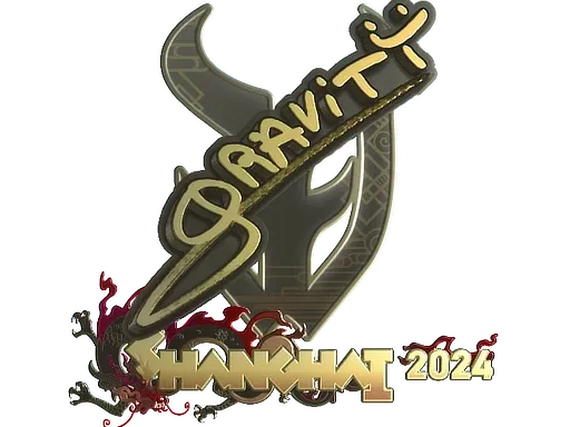 Sticker | Graviti (Gold) | Shanghai 2024 - $ 1.08