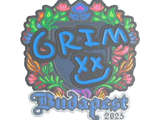 Sticker | Grim (Embroidered) | Budapest 2025 - $ 0.03