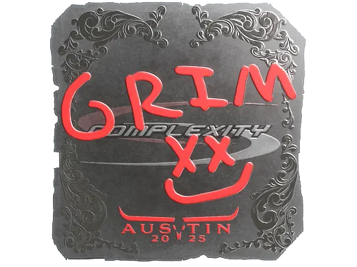 Sticker | Grim (Foil) | Austin 2025 - $ 0.10