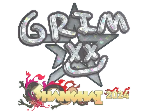 Sticker | Grim (Glitter) | Shanghai 2024 - $ 0.41