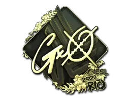 Sticker | gxx- (Gold) | Rio 2022 - $ 6.89