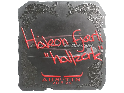 Sticker | hallzerk (Foil) | Austin 2025 - $ 0.06