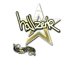 Sticker | hallzerk (Gold) | Paris 2023 - $ 1.34