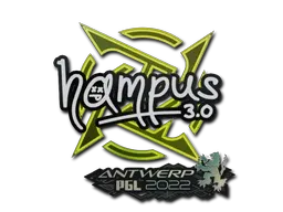 Sticker | hampus | Antwerp 2022 - $ 0.03