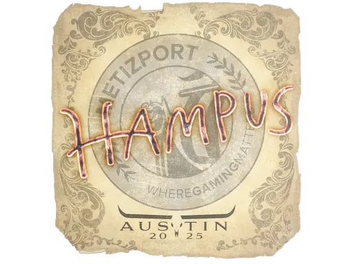 Sticker | hampus | Austin 2025 - $ 0.03