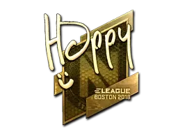 Sticker | Happy (Gold) | Boston 2018 - $ 5771.61