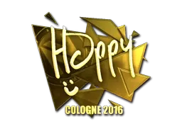 Sticker | Happy (Gold) | Cologne 2016 - $ 70.17