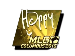 Sticker | Happy (Gold) | MLG Columbus 2016 - $ 29.94