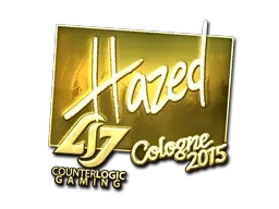 Sticker | hazed (Gold) | Cologne 2015 - $ 17.28