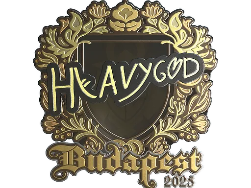 Sticker | Heavygod (Gold) | Budapest 2025 - $ 1.49