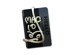 Sticker | Hello MAC-10 (Gold) - $ 1.70