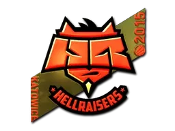 Sticker | HellRaisers (Gold) | Katowice 2015 ``