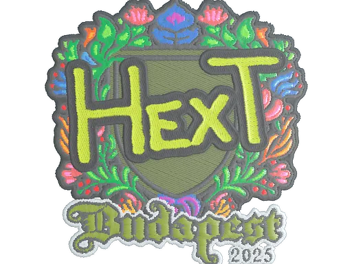 Sticker | HexT (Embroidered) | Budapest 2025 - $ 0.03