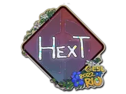 Sticker | HexT (Glitter) | Rio 2022 - $ 0.05