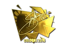 Sticker | Hiko (Gold) | Cologne 2016 - $ 42.00