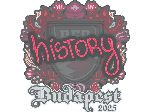 Sticker | History | Budapest 2025 - $ 0.03