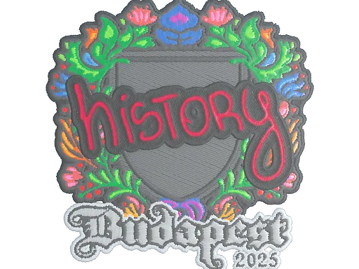 Sticker | History (Embroidered) | Budapest 2025 - $ 0.04
