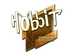 Sticker | Hobbit (Gold) | Boston 2018 - $ 622.12