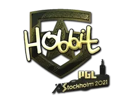 Sticker | HObbit (Gold) | Stockholm 2021 - $ 6.48