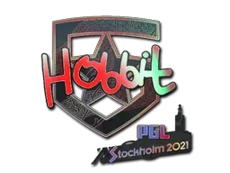 Sticker | HObbit (Holo) | Stockholm 2021 - $ 0.49
