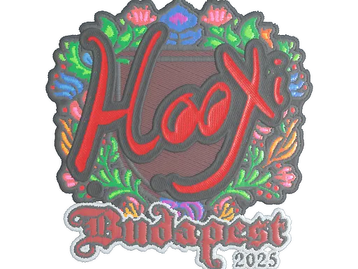 Sticker | HooXi (Embroidered) | Budapest 2025 - $ 0.04