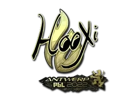 Sticker | HooXi (Gold) | Antwerp 2022 - $ 8.53