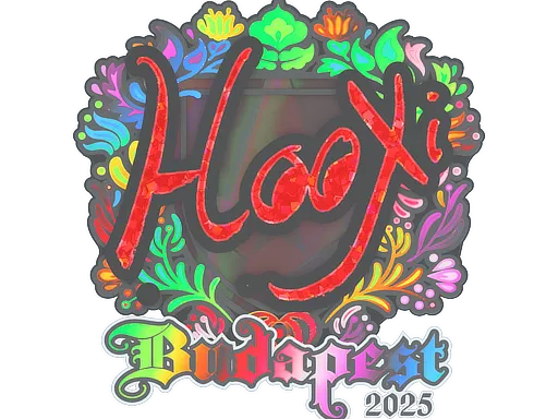 Sticker | HooXi (Holo) | Budapest 2025 - $ 0.90