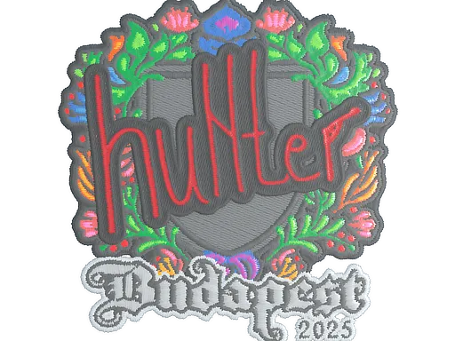 Sticker | huNter- (Embroidered) | Budapest 2025 - $ 0.03