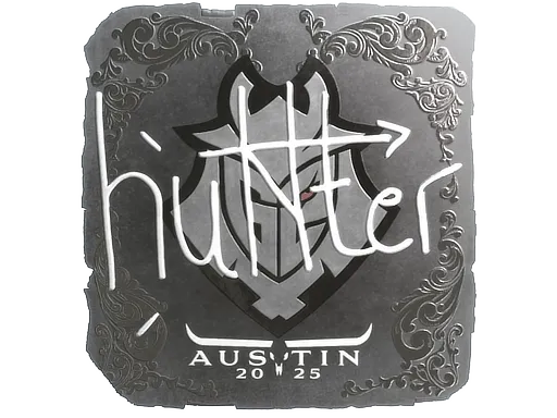 Sticker | huNter- (Foil) | Austin 2025 - $ 0.04