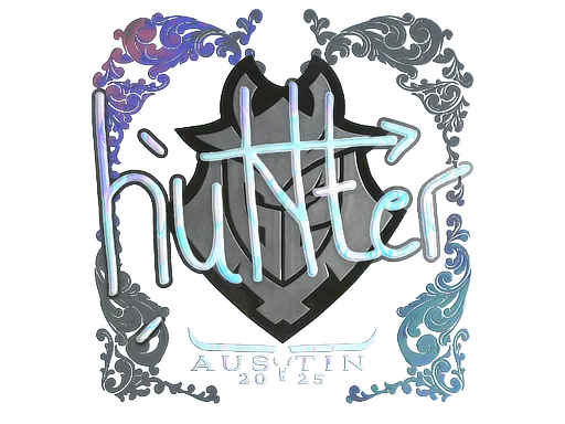Sticker | huNter- (Holo) | Austin 2025 - $ 0.41