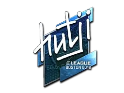 Sticker | hutji (Foil) | Boston 2018 - $ 8.05