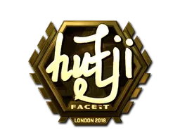 Sticker | hutji (Gold) | London 2018 - $ 1247.71