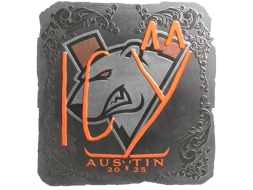 Sticker | ICY (Foil) | Austin 2025 - $ 0.05