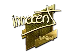 Sticker | innocent (Gold) | Boston 2018 - $ 322.24