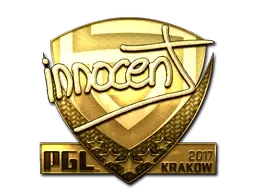 Sticker | innocent (Gold) | Krakow 2017 - $ 1734.69