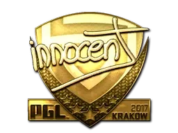 Sticker | innocent (Gold) | Krakow 2017 - $ 878.73