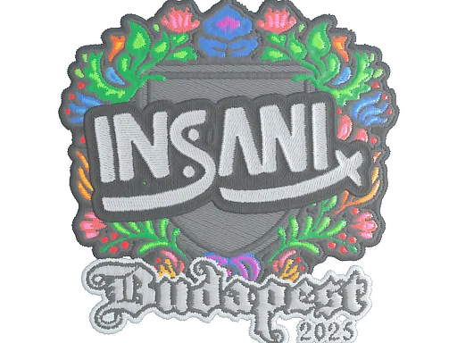 Sticker | insani (Embroidered) | Budapest 2025 - $ 0.10