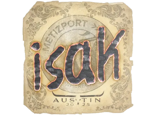 Sticker | isak | Austin 2025 - $ 0.03