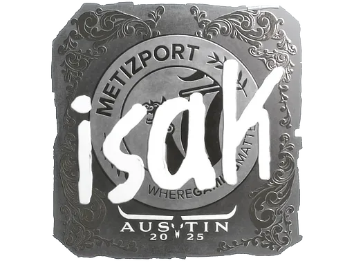 Sticker | isak (Foil) | Austin 2025 - $ 0.11