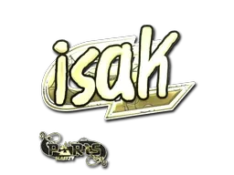 Sticker | isak (Gold) | Paris 2023 - $ 1.87