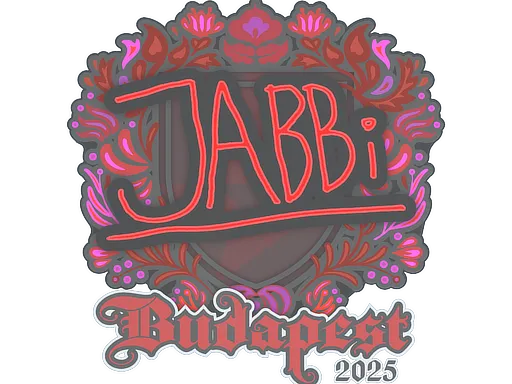 Sticker | jabbi | Budapest 2025 - $ 0.04